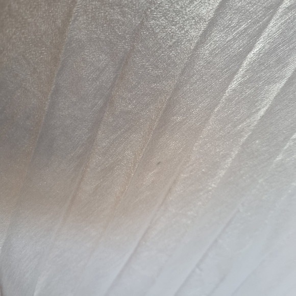 Forever New Metallic Beige Pleated Midi Skirt fits Size 14 - Picture 9 of 9